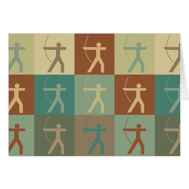 Arte pop del tiro al arco (Anverso (Horizontal))