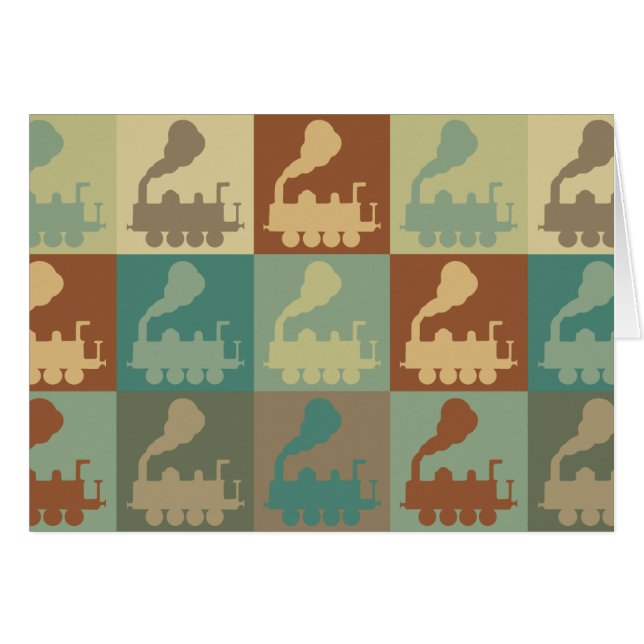 Arte pop del tren (Anverso (Horizontal))