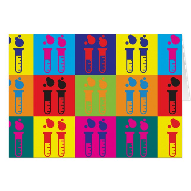 Arte pop enojado de la ciencia (Anverso (Horizontal))