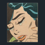Arte pop | Mujer llorando I | Wood Wall Art | 11"<br><div class="desc">Mujer llorando

Arte pop

Creado por imitar digitalmente el proceso de 4 colores utilizado para imprimir historietas en los primeros tiempos.</div>