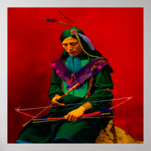 Arte pop nativo americano de Cherokee