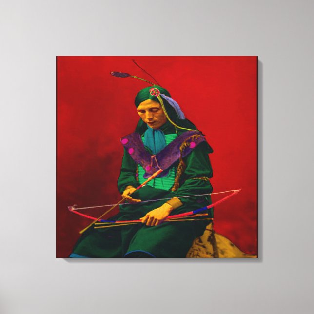 Arte pop nativo americano de Cherokee (Anverso)