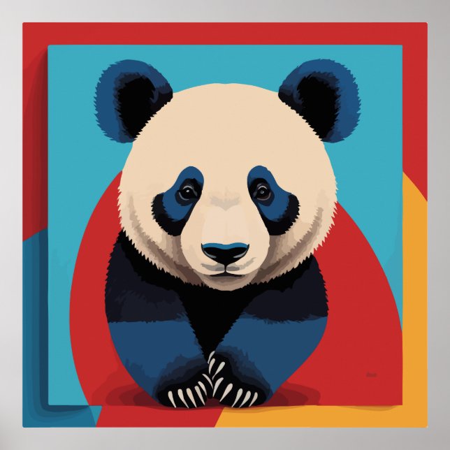 Arte pop panda (Frente)