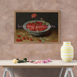 Arte pop que estás haciendo un gran Poster de Berr