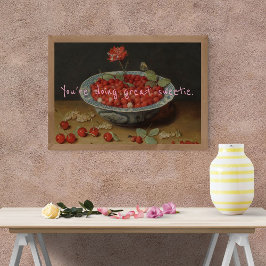 Arte pop que estás haciendo un gran Poster de Berr