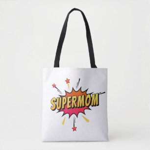 Arte pop retro supermamá  Bolsa Tote