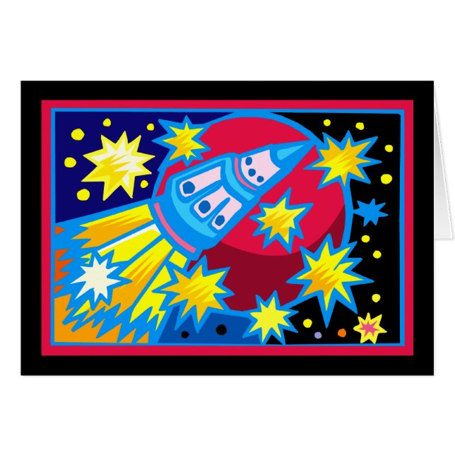 Arte pop Rocket (Anverso (Horizontal))