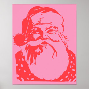 Arte pop Santa Rosa rojo