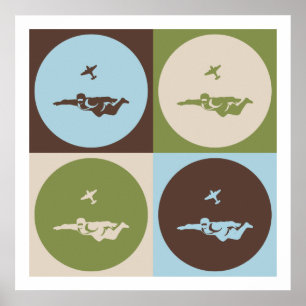 Arte pop Skydiving