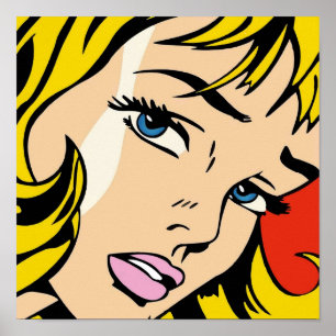 Arte pop vectorista y retrabajado de Roy Lichtenst