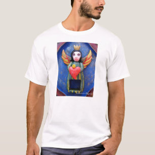 Arte popular del "ángel" de la camiseta
