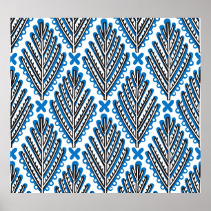 Arte Popular Escandinavo: Diseño Retro Floral