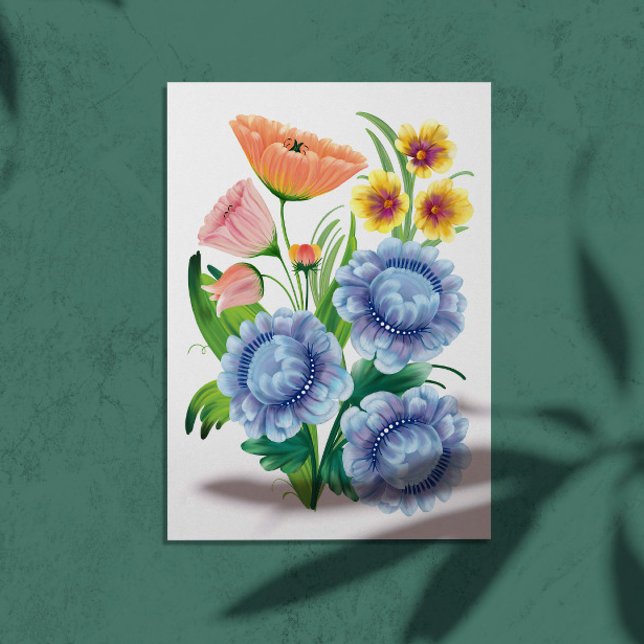 Arte Popular Flores arte mural Metalizado (Subido por el creador)