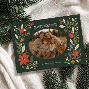 Arte Popular Moderno Óvalo Foto Navidad