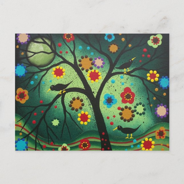 ARTE POPULAR Nunca solo POR LORI EVERETT postal (Anverso)