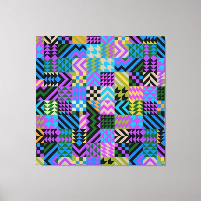 Arte Popular Tribal - Azul (Anverso)