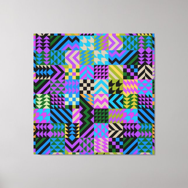 Arte Popular Tribal - Azul (Anverso)