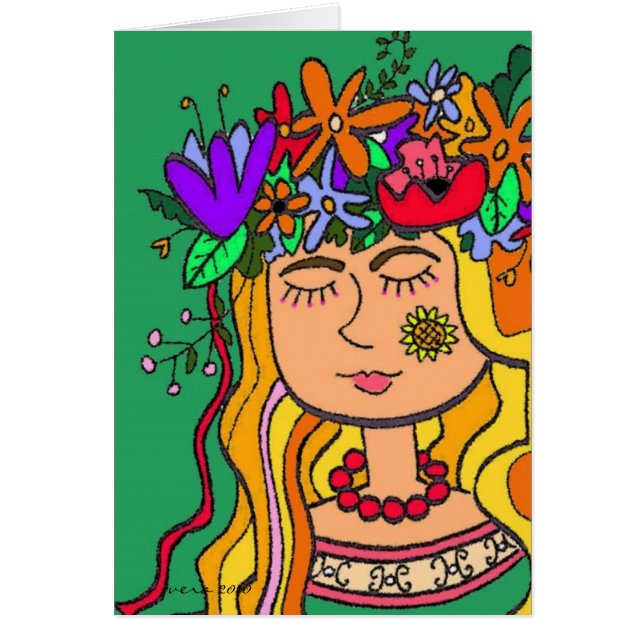 Arte popular ucraniano de Ivana Kupala (Frente)