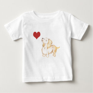 "Arte por camiseta de los childs del Dachshund del