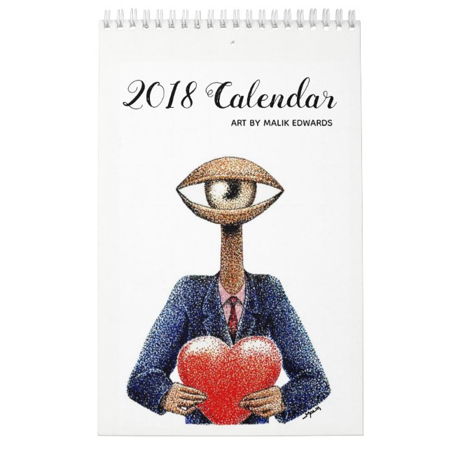 Arte por Malik - calendario 2018 (Tapa)