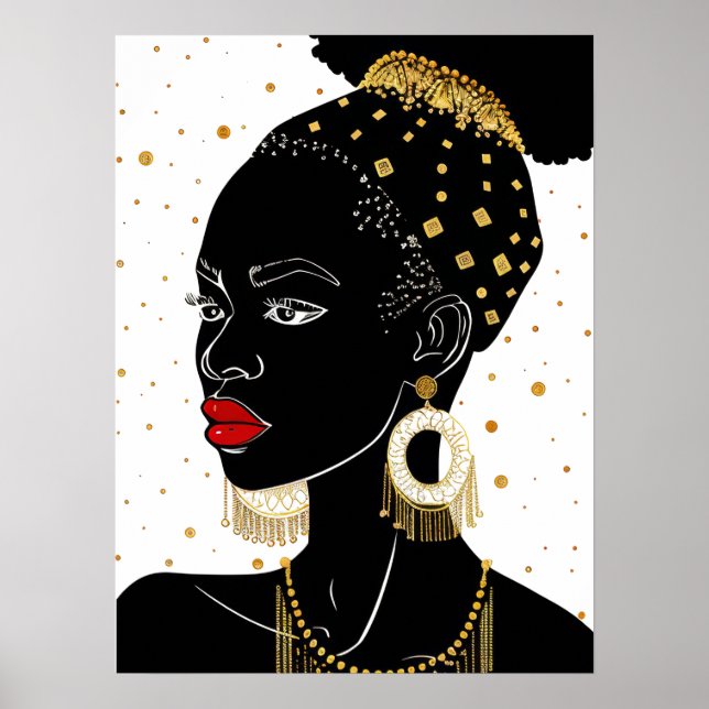 Arte Poster de mujeres africanas (Frente)