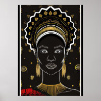 Arte Poster de mujeres africanas