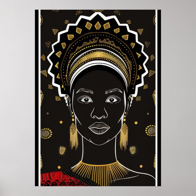 Arte Poster de mujeres africanas (Frente)