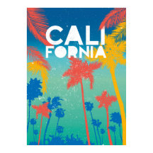 Arte Poster de verano en California