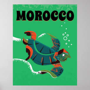 Arte poster de viajes con cosecha propia de Marrue