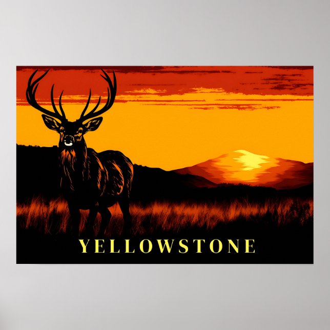 Arte Poster de Yellowstone (Frente)