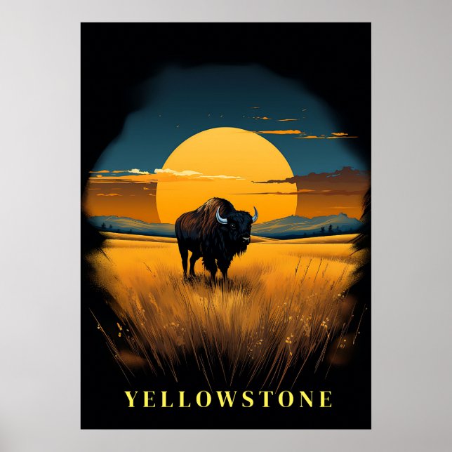 Arte Poster de Yellowstone (Frente)