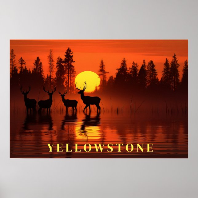 Arte Poster de Yellowstone (Frente)