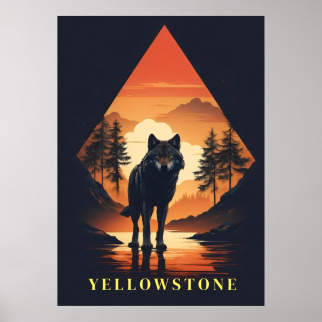Arte Poster de Yellowstone (Frente)