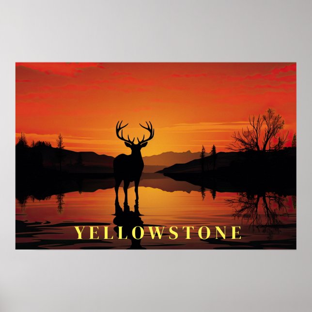 Arte Poster de Yellowstone (Frente)