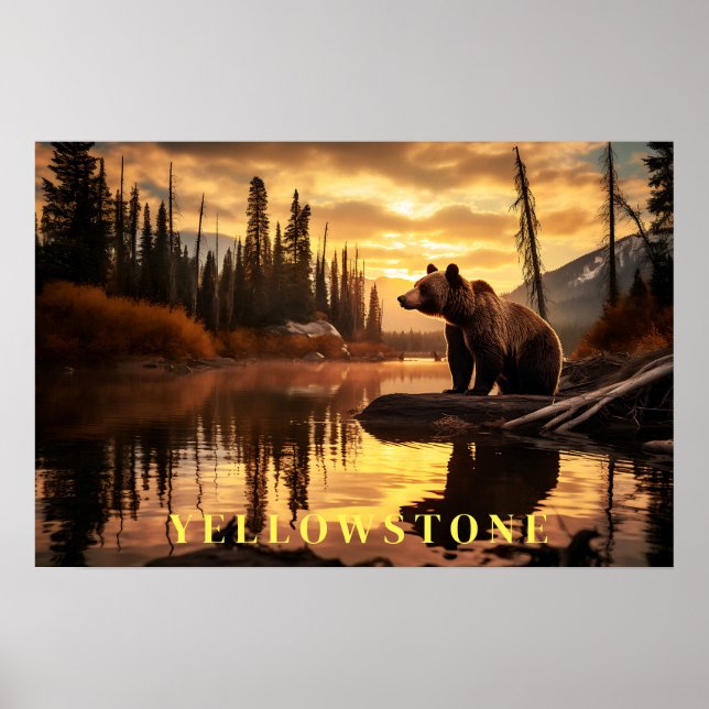 Arte Poster de Yellowstone (Frente)