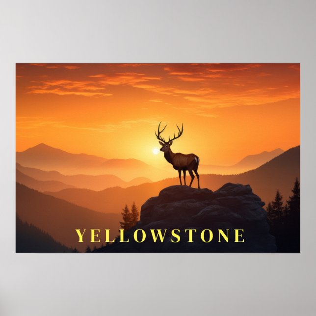 Arte Poster de Yellowstone (Frente)