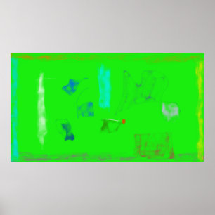 Arte Potpourri Minimalismo Verde Abstracto