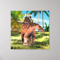 Arte prehistórico de la jungla del dinosaurio Kent