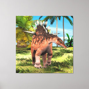 Arte prehistórico de la jungla del dinosaurio Kent