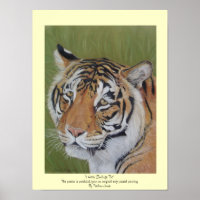 arte realista pintura de vida salvaje de un tigre