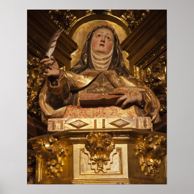 Arte religioso que representa a Santa Teresa (Frente)