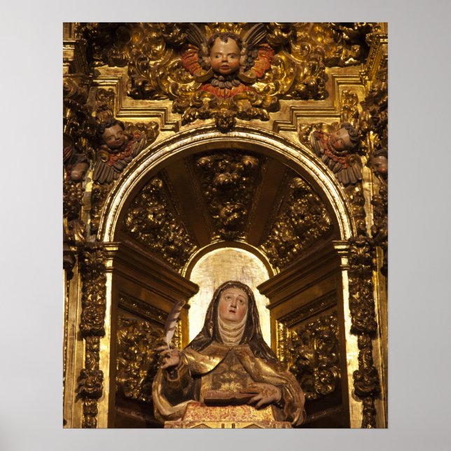 Arte religioso que representa a Santa Teresa (Frente)