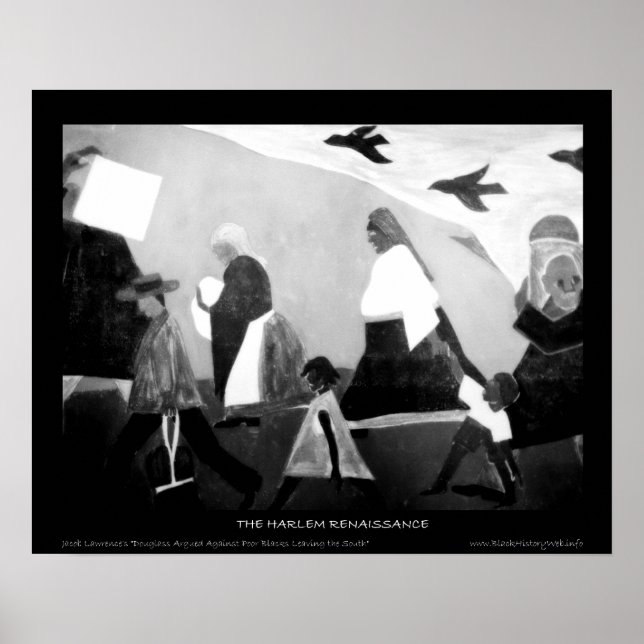 Arte renacentista de Harlem - La serie de migració (Frente)