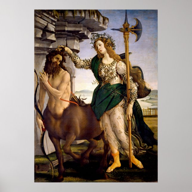 Arte renacentista de Sandro Botticelli (Frente)