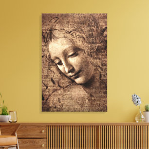 Arte renacentista en lienzo de Leonardo La Scapigl