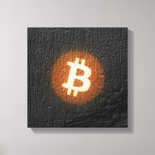Arte resistente a bitcoin (en Black Wall HD) (Anverso)