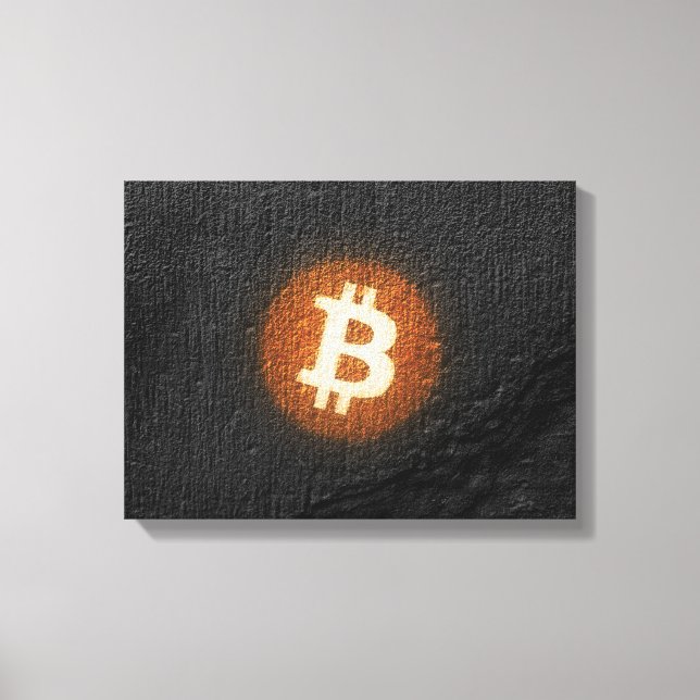 Arte resistente a bitcoin (en Black Wall HD) (Anverso)