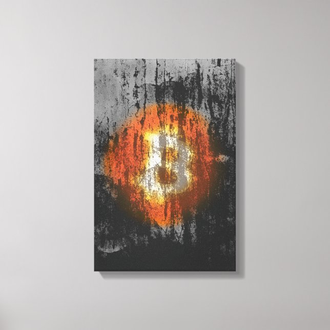 Arte resistente a bitcoin (en Black Wall HD) (Anverso)