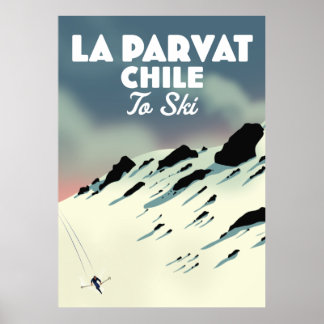 Arte retro de La Parvat Chile.