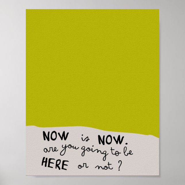 Arte retro de pared, impresión de arte de citas, i (Frente)